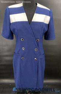 J.P. Angela Women's Blue & White 190's Style dress - Sz 10