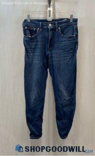 Lucky Brand Women's Dark Wash Blue Skinny Jeans - Sz 8