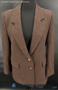 Chungha Women's Brown Tweed blazer - Sz 7