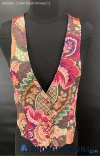 C.C. Magic Women's Floral Style vest - Sz M