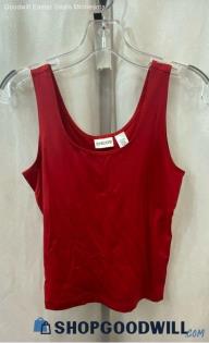 Chico's Women's Red Scoop neck Tank Top - Sz S