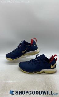 Nike Lebron's Blue Fabric Athletic Shoe Men 13