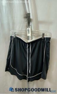 Athleta Women's Gray/White Lightweight Active Performance Shorts - Sz M