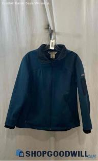 Columbia Women's Navy Softshell Jacket - Sz XL