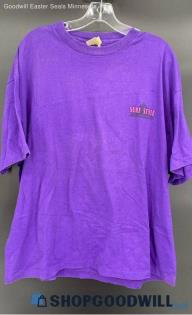 St. John's Bay Surf Style Men's Purple T-Shirt - Sz XL