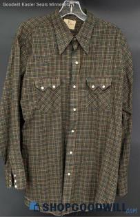 Dee Cee Brand DC Men's Western style LS shirt - Sz 16 1/2 - 34