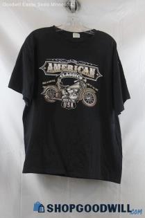 Sturgis Men's Black/Gray Logo Graphic T-Shirt SZ XL