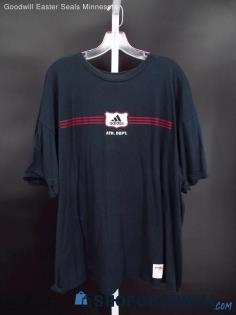 Adidas Men's Navy Short Sleeve T-Shirt SZ 2XL