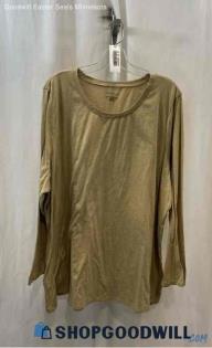 Lane Bryant Women's Brown Long Sleeve Shirt - Sz 26