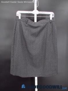 Vintage Karen Scott Women's Dark Grey Straight Skirt SZ 14