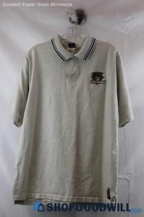 Harley-Davidson Mens Heather Oat Polo Shirt Sz XL