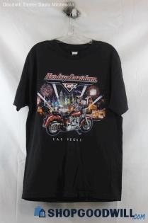 Harley Davidsons Men's Black Graphic T Shirt SZ L