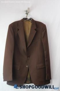 Farah Men's Vintage Brown Ultra-Stretch Blazer SZ 36R