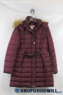 Tommy Hilfiger Womens Plum Parka Jacket Sz M