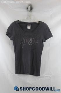 Harley Davidson Women's Gray Logo Graphic T-Shirt SZ M