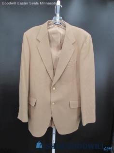 Vintage Kuppenheimer Men's Tan Wool Blazer SZ 36