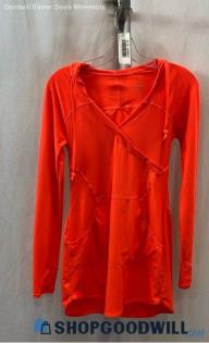 Athleta Women's Orange Hoodie - Sz XXS