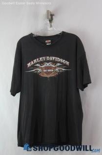 Harley-Davidson Donahue Men's Black Short Sleeve T-Shirt SZ XL