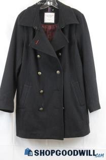 Tommy Hifiger Women's Black Coat Sz XL