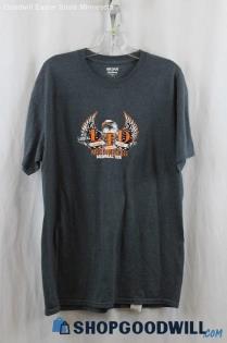 LTD Men's Gray Multicolor Graphic T-Shirt SZ XL