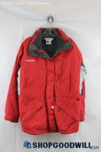 Columbia Womens Red Interchangeable Jacket Sz M