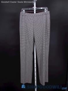 Vintage Carlisle Women's Black/White Houndstooth Pants SZ 8