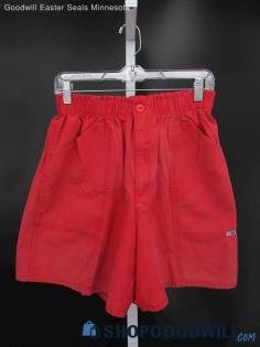 Vintage Cherokee Women's Red Paper Bag Shorts SZ 14