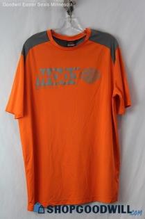 Harley Davidson Orlando Men's Orange/Gray Athletic Tee SZ XL