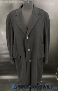 Sears Imported Fabric Men's Black winter coat - Sz 42