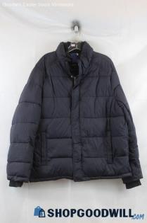 Andrew Marc Mens Navy Puffer Jacket Sz L