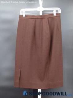 Vintage Jones Wear Women's Brown Pencil Skirt Size 8