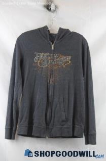 Harley Davidson Women's Full Zip Hoodie Charcoal