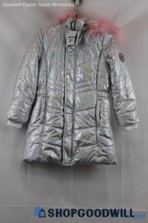 NWT Andy & Evan Girl's Holographic Jacket Sz XL