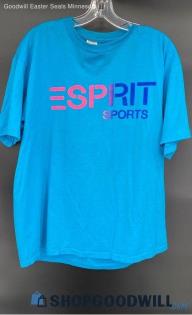 Esprit Sports Ocean Blue Classic SS T-Shirt by Jerzees - Sz XL