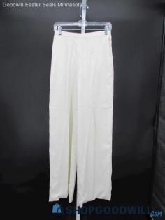 Levino Verna Women's Vintage Ivory Chiffon Dress Pants SZ