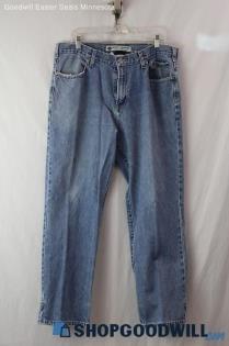 Harley-Davidson Men's Light Blue Wash Denim Straight Leg Jean SZ 36x30