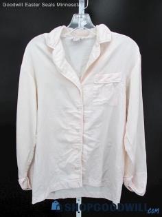 Vintage Orvis Men's White Button-Up Long Sleeve Shirt SZ S