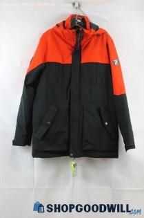 Chamonix Men's Red/Black Puffer Jacket SZ S