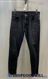 Lucky Brand Men's Weathered Black Slim Straight Jeans - Sz 30x32