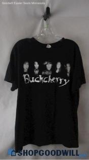 Buckcherry 2015 Worldwide Tour Black Graphic T-shirt sz L