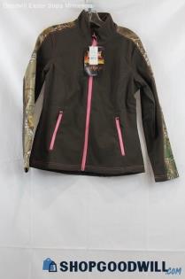 NWT Gamehide Women's Brown/Pink Soft Shell Jacket SZ M