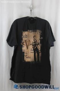 GV Mens Black Graphic Concert Tee Sz XL