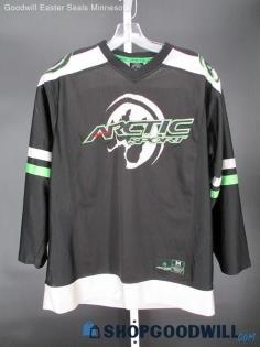 Arctic Sport 68 Men's Black/Green Hockey Jersey SZ M