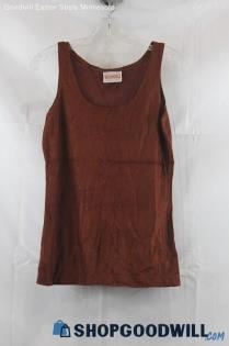 Knit Works Women's Brown Tank Shirt SZ M