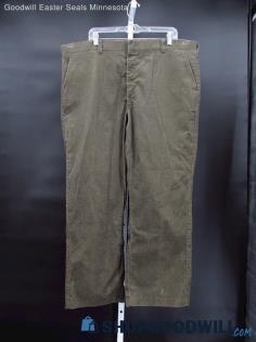 Vintage Men's Olive Green Corduroy Slacks Size 44/30