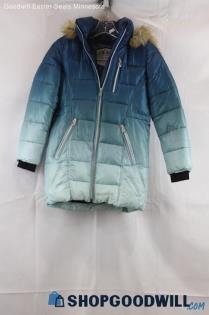 Boulder Gear Women's Blue Ombre Puffer Jacket  SZ S