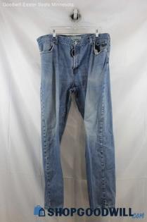 Harley-Davidson Mens Classic Blue Straight Leg Jeans