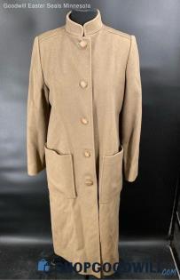 Jackson Graves Women's Dark tan Wool winter coat - Sz 6