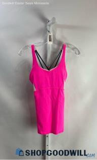 Athleta Women's Pink/Gray Swim Tank - Sz XS