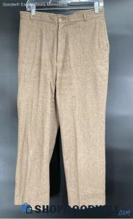 Andrea York Women's Wool Blend Beige pants